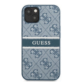Guess iPhone 13 Mini Deksel Printed Stripe Blå