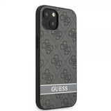 Guess iPhone 13 Mini Deksel Printed Stripe Bottom Grå