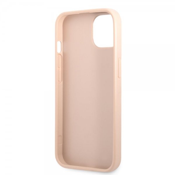 Guess iPhone 13 Mini Deksel Printed Stripe Bottom Rosa