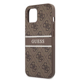 Guess iPhone 13 Mini Deksel Printed Stripe Brun