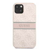Guess iPhone 13 Mini Deksel Printed Stripe Rosa