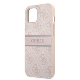 Guess iPhone 13 Mini Deksel Printed Stripe Rosa