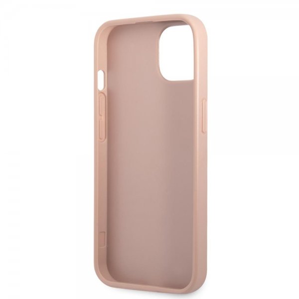 Guess iPhone 13 Mini Deksel Saffiano Double Cardslot Rosa