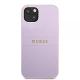 Guess iPhone 13 Mini Deksel Saffiano Metal Logo Lilla