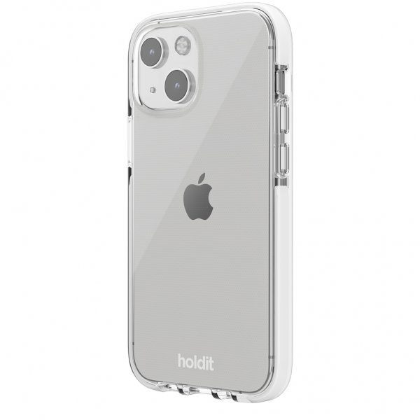 holdit iPhone 13 Mini Deksel Seethru Hvit