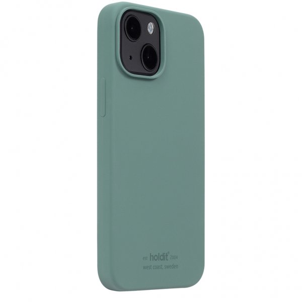 holdit iPhone 13 Mini Deksel Silikon Moss Green