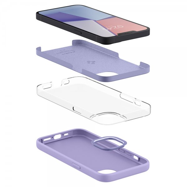 Spigen iPhone 13 Mini Deksel Silicone Fit Iris Purple