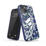 Adidas iPhone 13 Mini Deksel Snap Case Leopard Bold Blue