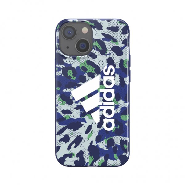 Adidas iPhone 13 Mini Deksel Snap Case Leopard Bold Blue