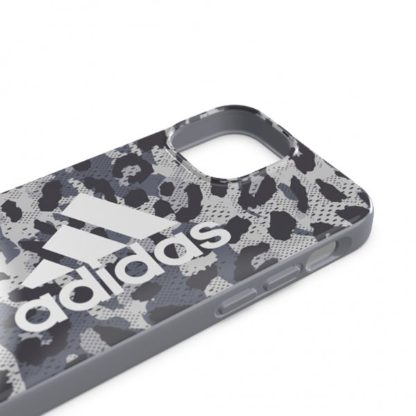 Adidas iPhone 13 Mini Deksel Snap Case Leopard Grå
