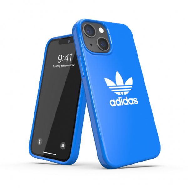 Adidas iPhone 13 Mini Deksel Snap Case Trefoil Bluebird