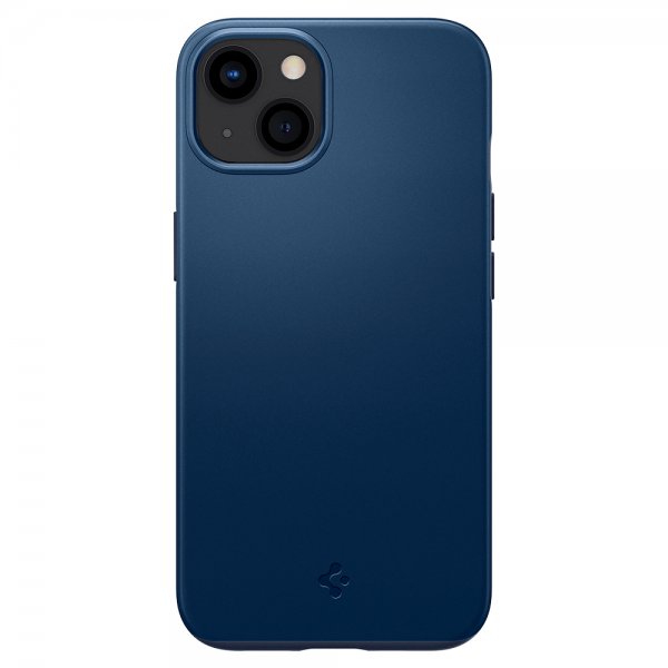 Spigen iPhone 13 Mini Deksel Thin Fit Navy Blue