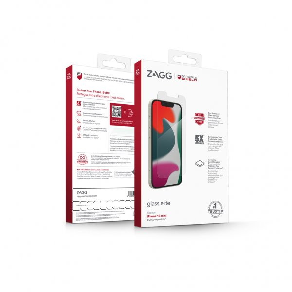 Zagg InvisibleShield iPhone 13 Mini Skjermbeskytter Glass Elite