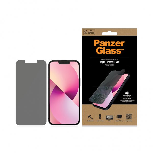 PanzerGlass iPhone 13 Mini Skjermbeskytter Standard Fit Case Friendly Privacy