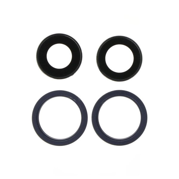 iPhone 13 Mini/13 Kameralinse med Ramme - Svart