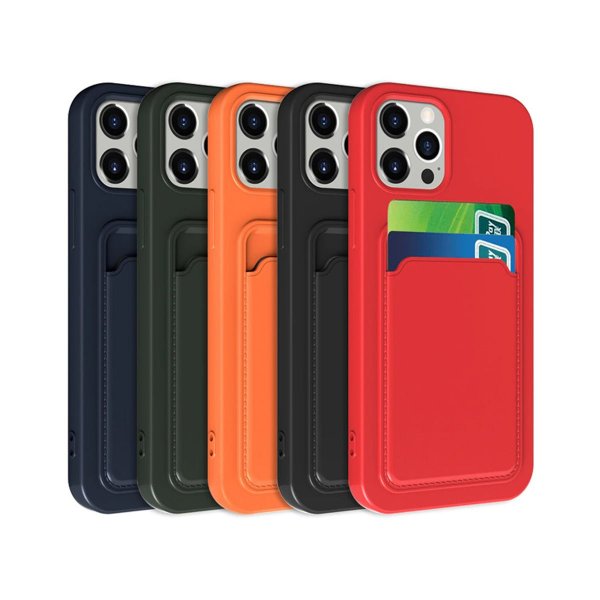 iPhone 13 Deksel Kortholder Blå