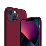 Rvelon iPhone 13 Deksel Silikon Lilla