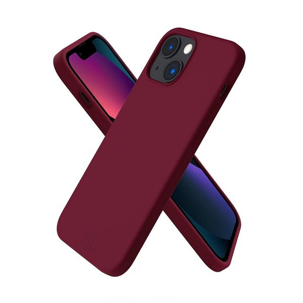 Rvelon iPhone 13 Deksel Silikon Lilla