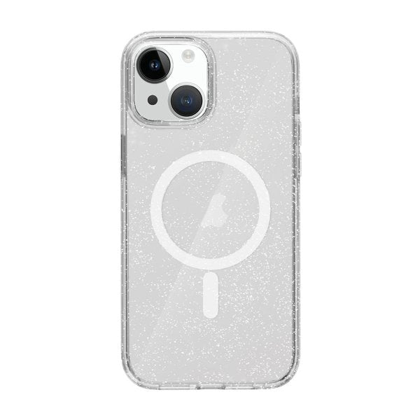 iPhone 13 Deksel Glitter MagSafe Transparent
