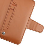 Rvelon iPhone 13 Etui Utbrettbar Kortlomme Brun