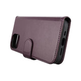 Rvelon iPhone 13 Etui Detachable Wallet Case Lilla