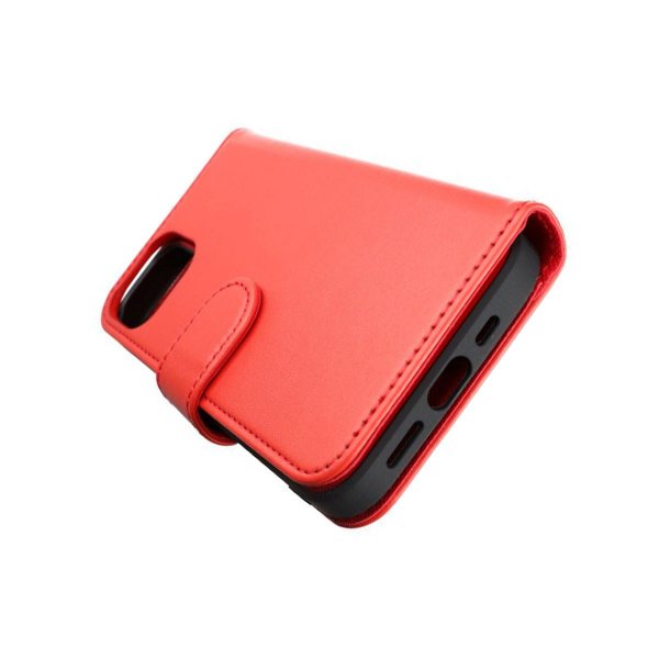 Rvelon iPhone 13 Etui Detachable Wallet Case Rød
