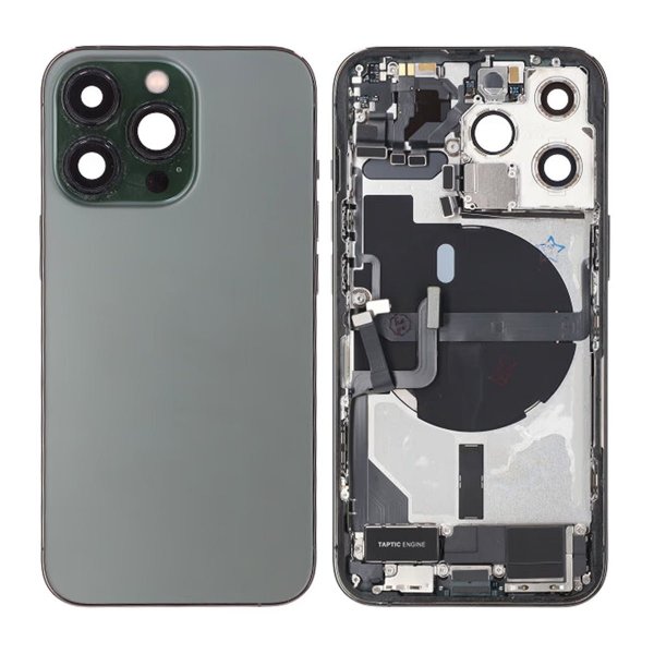 iPhone 13 Pro Bakside med Komplett Ramme - Grønn