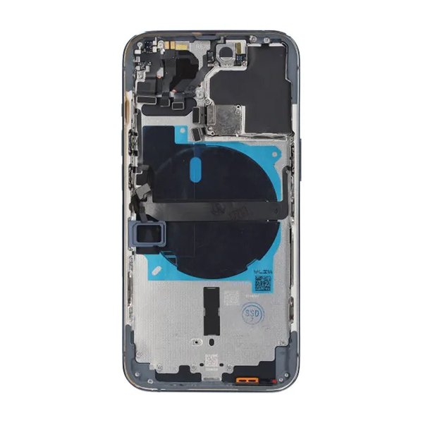 iPhone 13 Pro Bakside med Komplett Ramme OEM - Blå