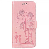 iPhone 13 Pro Etui Blomstermønster Rosa