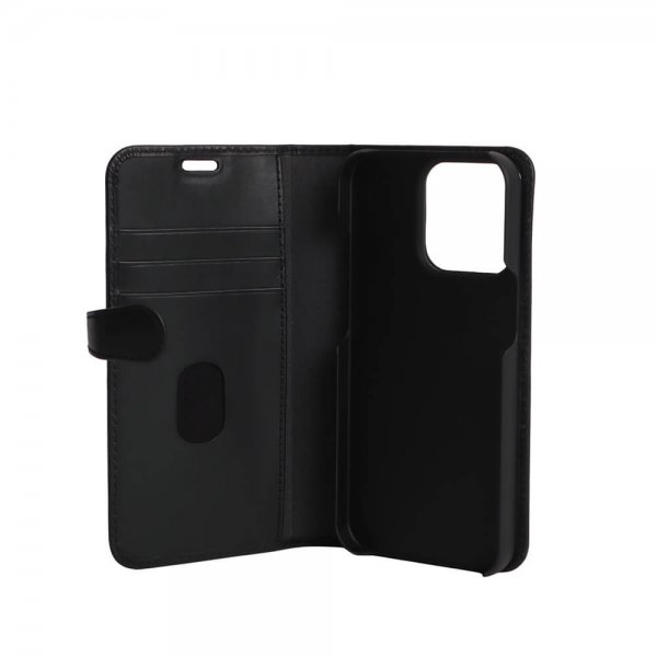 Buffalo iPhone 13 Pro Etui Buffalo Avtakbart Deksel Svart