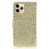iPhone 13 Pro Etui Glitter Stripe Gull