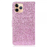iPhone 13 Pro Etui Glitter Stripe Rosa