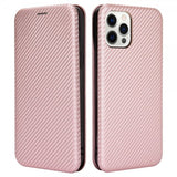 iPhone 13 Pro Etui Karbonfibertekstur Rosegull
