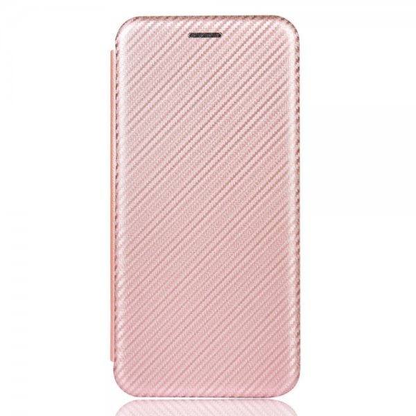 iPhone 13 Pro Etui Karbonfibertekstur Rosegull