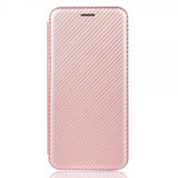 iPhone 13 Pro Etui Karbonfibertekstur Rosegull