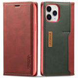 Lc.Imeeke iPhone 13 Pro Etui Kortlomme Utside Sin