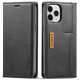 Lc.Imeeke iPhone 13 Pro Etui Kortlomme Utside Svart
