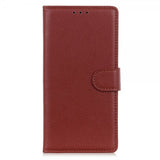 Nordic Covers iPhone 13 Pro Etui Litchi Brun