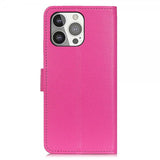 Nordic Covers iPhone 13 Pro Etui Litchi Magenta