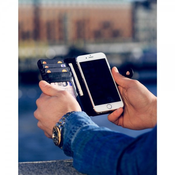 Ideal of Sweden iPhone 13 Pro Etui Magnet Wallet+ Svart