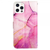 iPhone 13 Pro Etui Marmor Lilla