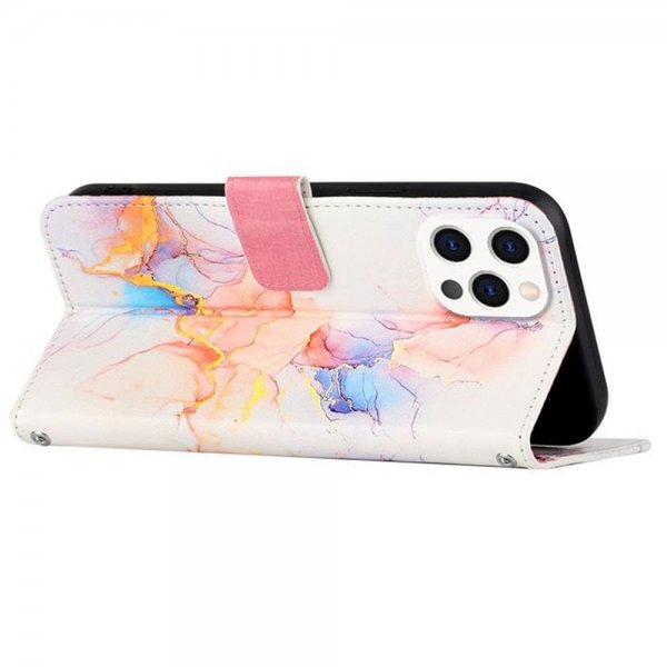 iPhone 13 Pro Etui Marmor Hvit