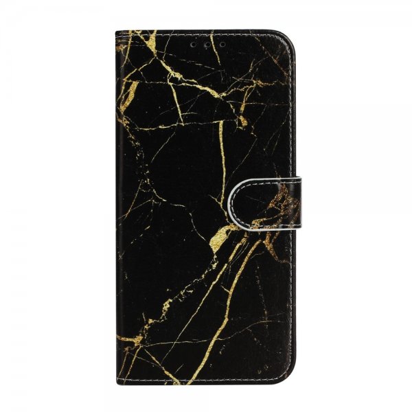 iPhone 13 Pro Etui Motiv Marmor Gull