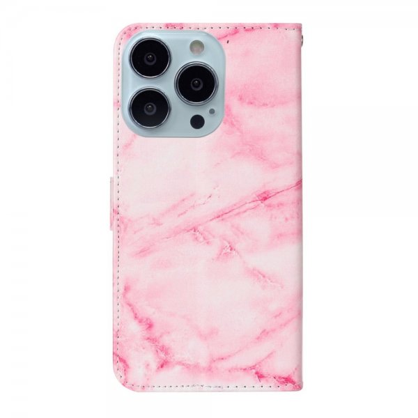 iPhone 13 Pro Etui Motiv Rosa  Marmor