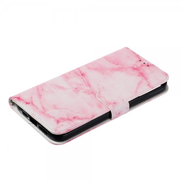 iPhone 13 Pro Etui Motiv Rosa  Marmor