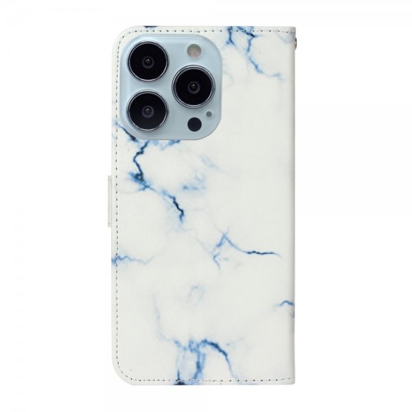 iPhone 13 Pro Etui Motiv Hvit Marmor