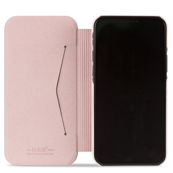 holdit iPhone 13 Pro Etui SlimFlip Wallet Blush Pink
