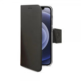 Celly iPhone 13 Pro Etui Wally Wallet Case Svart