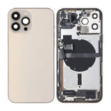 iPhone 13 Pro Max bakside med komplett ramme OEM - gull