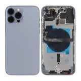 iPhone 13 Pro Max Bakside med Komplett Ramme OEM - Blå